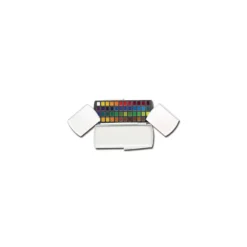 MIJELLO MISSION Gold Aquarellkasten mit 1/2 Näpfchen