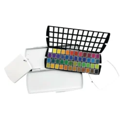 MIJELLO MISSION Gold Aquarellkasten mit 1/2 Näpfchen