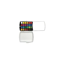 MIJELLO MISSION Gold Aquarellkasten mit 1/2 Näpfchen