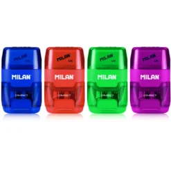 MILAN® COMPACT Anspitzerset mit Radiergummi - inkl. 2 Ersatzradiergummis 430
