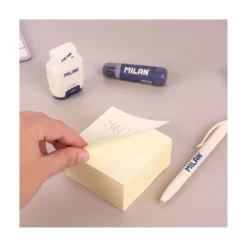 MILAN® Selbstklebende Haftnotiz Klebezettel – Block mit 400 Blatt