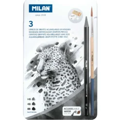 MILAN® TODOGRAPHITE 181, wasservermalbare Graphitminen-Set
