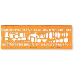 MINERVA Zeichen- und Schriftschablone