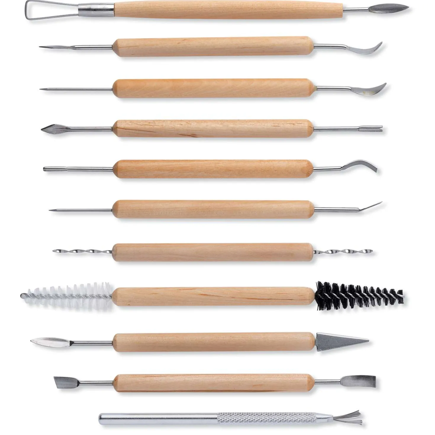 Modellierwerkzeuge-Set, doppelendig, 11-teilig