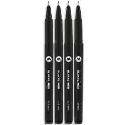 MOLOTOW™ BLACKLINER PERMANENT 4er Sets