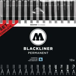 MOLOTOW™ | BLACKLINER PERMANENT Complete Set —13 pens