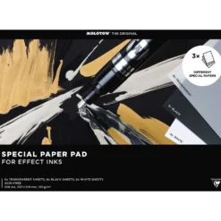 MOLOTOW™ SPECIAL PAPER PAD FÜR EFFEKTTINTEN, Sortiment