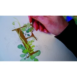 Monogramme in Aquarell