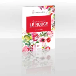 Moulin du Coq Aquarellpapier Le Rouge Block Feinkorn