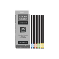 Nitram Zeichenkohle-Stäbchen 8er-Set