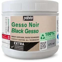 pébéo Acryl-Gesso Studio GREEN™, Schwarz