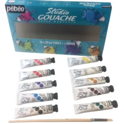 Pébéo Gouache Studio Starter-Set, 10 x 20 ml