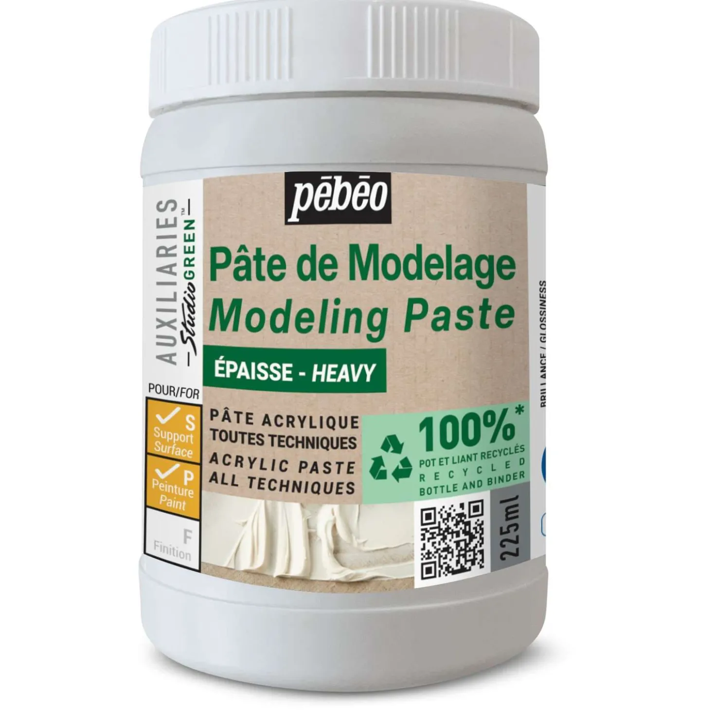 pébéo Modellierpaste Studio GREEN™, HEAVY