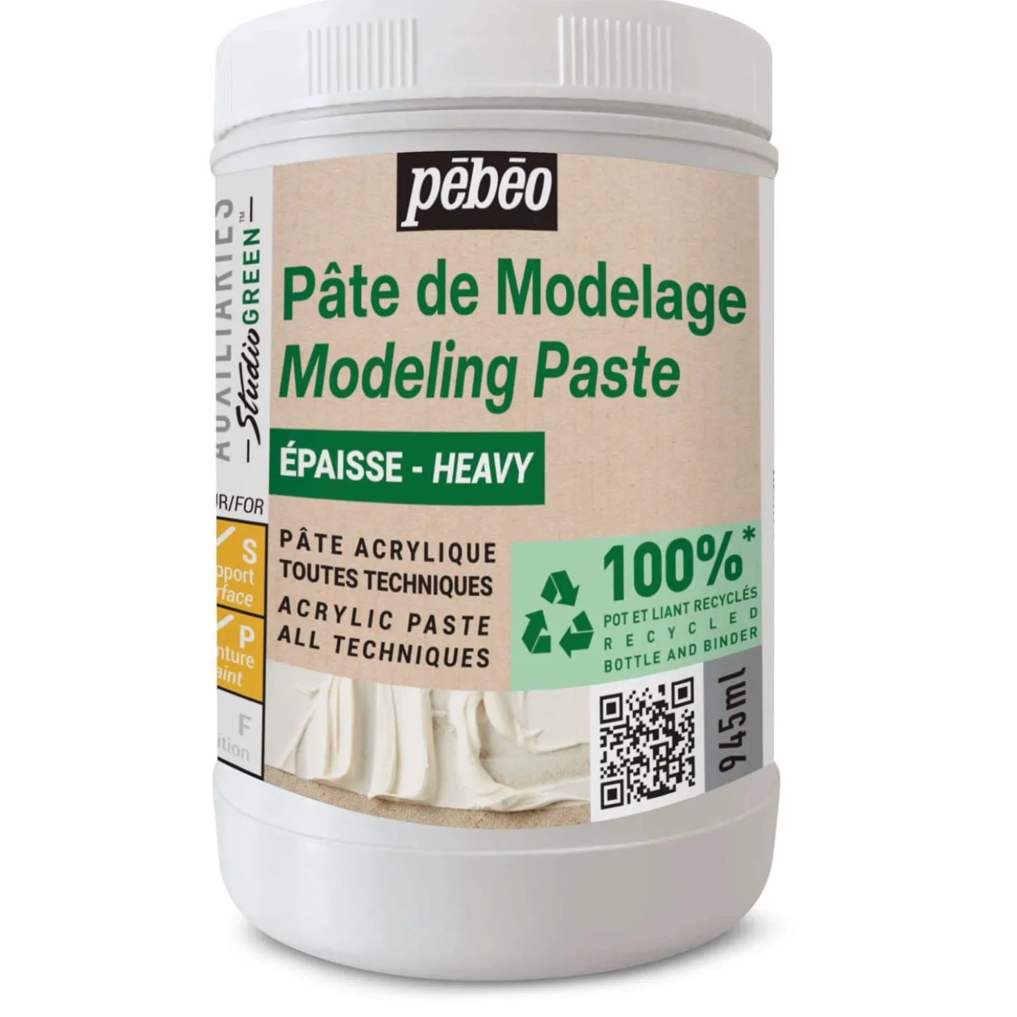 pébéo Modellierpaste Studio GREEN™, HEAVY