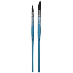 pébéo Verwaschpinsel 2er-Set Aquarell, Feehaar-Synthetikfasern