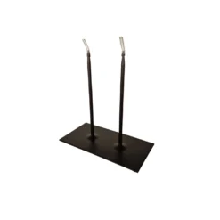 Powertex® Skulpturenständer mit zwei Stangen - schwarz