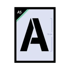 Qbix Alphabet Schablonen-Sets