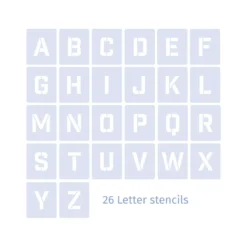 Qbix Alphabet Schablonen-Sets
