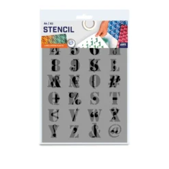 Qbix Industrial Alphabet Schablonen-Sets