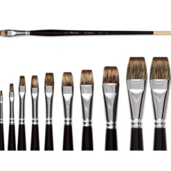 Raphaël® Kevrin Serie 877 Pinsel flacher kurzer Pinselkopf