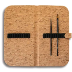 Raphaël® Kolinsky-Imitation Aquarellpinsel 2er-Set Stradivarius, im Kork-Etui