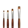 Raphaël® Precision Öl und Acryl Pinsel Serie 8938, flach und kurz