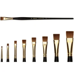 Raphaël® Serie 1872 Kolinsky Gold Flachpinsel