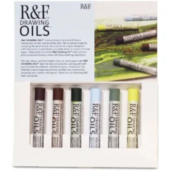R&F® Drawing Oil Sets, 6 × 12 ml