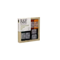 R&F HANDMADE Enkaustik Farben 6er-Sets, inkl. Ampersand Enkaustikbord™