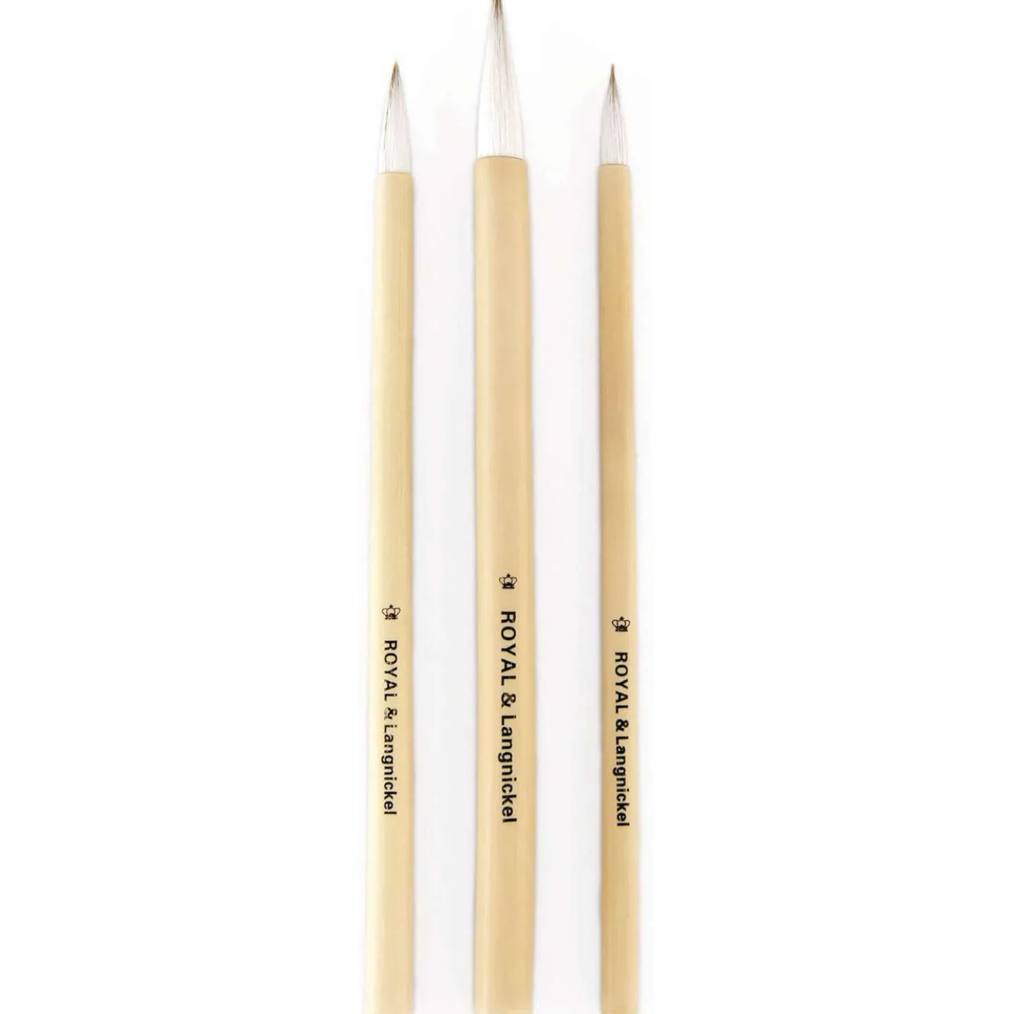 Royal & Langnickel Bambus Pinselset, 3 Pinsel