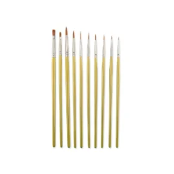 Royal & Langnickel® Brown Taklon Pinselset D, 10-teilig
