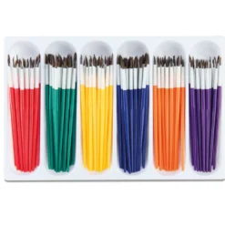 ROYAL & LANGNICKEL: Echthaar-Pinsel-Set (144-teilig) Classroom Value Pack