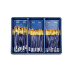Royal & Langnickel Gold Taklon Pinsel-Set, 144-teilig
