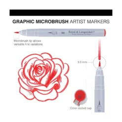 Royal & Langnickel Graphic Microbrush Künstlerstifte-Set