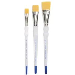 Royal & Langnickel Soft-Grip Gold-Taklon Pinsel, flach, Serie SG700