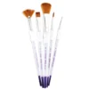 Royal & Langnickel Soft-Grip Synthetikpinsel, Rotmarderimitation, 5er-Set K