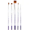 Royal & Langnickel Soft-Grip Synthetikpinsel, Rotmarderimitation, 5er-Set L