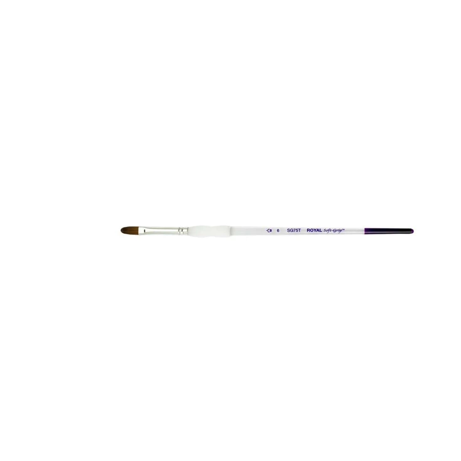 Royal & Langnickel Soft-Grip™ Synthetik-Rotmarderhaarpinsel, SG75T, Katzenzunge