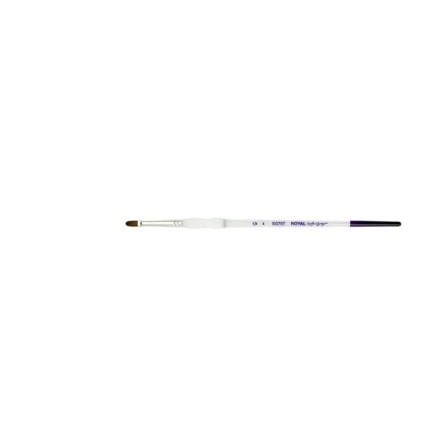 Royal & Langnickel Soft-Grip™ Synthetik-Rotmarderhaarpinsel, SG75T, Katzenzunge