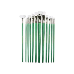 Royal & Langnickel® White Taklon Pinselset A, 12-teilig