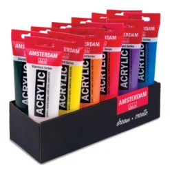 Royal Talens Amsterdam Standard Acrylfarben Set | 12 x 120 ml