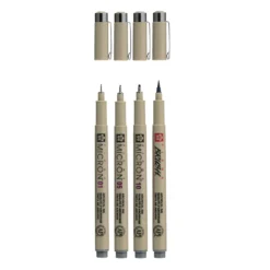 SAKURA® Pigma Micron™ Fineliner-Sets, Grautöne