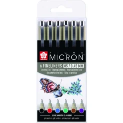 SAKURA® PIGMA® MICRON™ Fineliner 6er-Sets