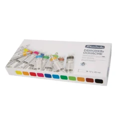 SCHMINCKE DESIGNERs GOUACHE-Set, 12 x 20 ml