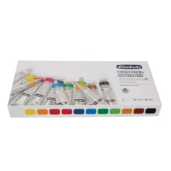 SCHMINCKE DESIGNERs GOUACHE-Set, 12 x 20 ml