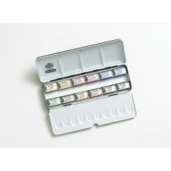 SCHMINCKE HORADAM® Feinste Künstler Aquarellfarben, Metallkästen mit ganzen Näpfchen