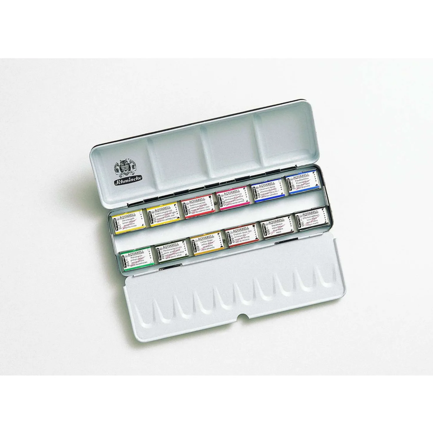SCHMINCKE HORADAM® Feinste Künstler Aquarellfarben, Metallkästen mit ganzen Näpfchen