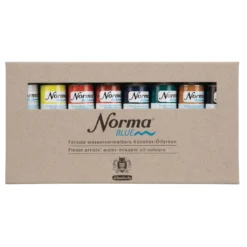 Schmincke Norma® BLUE Feinste wasservermalbare Künstler-Ölfarbe Set