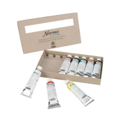 Schmincke Norma® BLUE Feinste wasservermalbare Künstler-Ölfarbe Set
