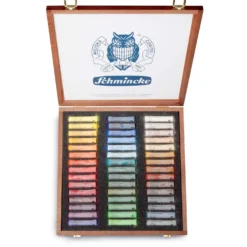 SCHMINCKE Pastell-Holzmalkasten Feinste extraweiche Künstlerpastelle